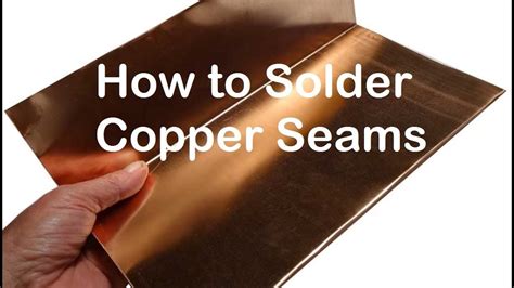 how to solder copper sheet metal|soldering rods for copper.